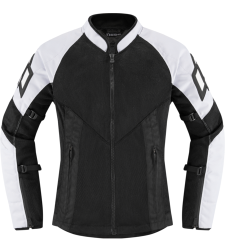 Дамско текстилно мото яке ICON MESH AF WHITE