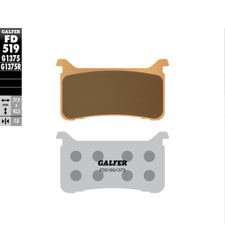 Предни мото накладки Galfer SINTERED COMPOUND FD519G1375