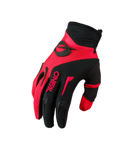 Детски мотокрос ръкавици O'NEAL ELEMENT RED/BLACK 2021