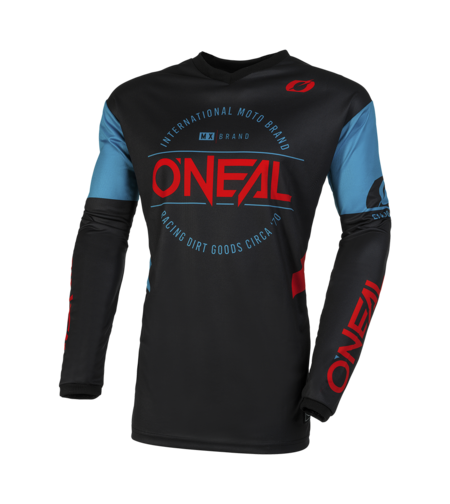 Мотокрос блуза O'NEAL ELEMENT BRAND V.23 BLACK/BLUE