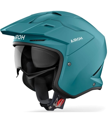 Kаска за скутер AIROH Kombakt Petrol Green Matt