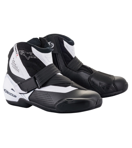 МОТО БОТИ ALPINESTARS SMX-1 R V2 VENTED BLACK/WHITE