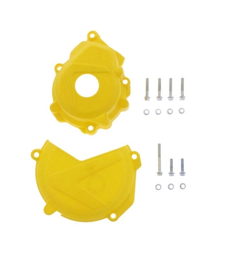 Комплект предпазители за двигател KTM SXF/XCF 250/350 HUSQ FC 250/350 2016-22 YELLOW