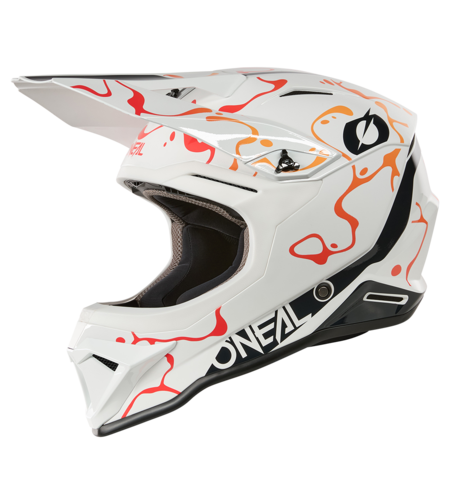 Каска O'NEAL 1SERIES SPLASH WHITE/ORANGE V.26