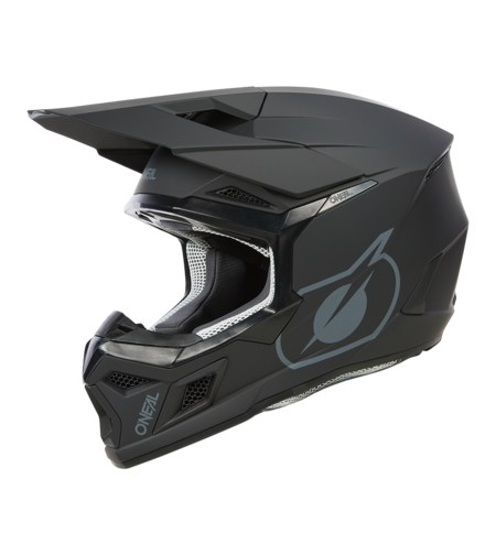 Детска мотокрос каска O'NEAL 3SERIES SOLID BLACK V.24