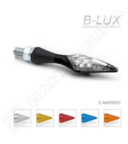 LED мото мигачи BARRACUDA X-LED B-LUX BLACK