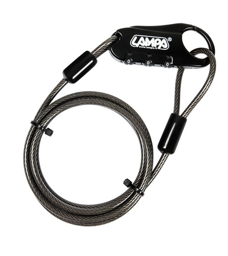 Заключващ кабел за каска 90596