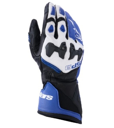 Кожени ръкавици ALPINESTARS SP-9 BLUE/NAVY/WHITE