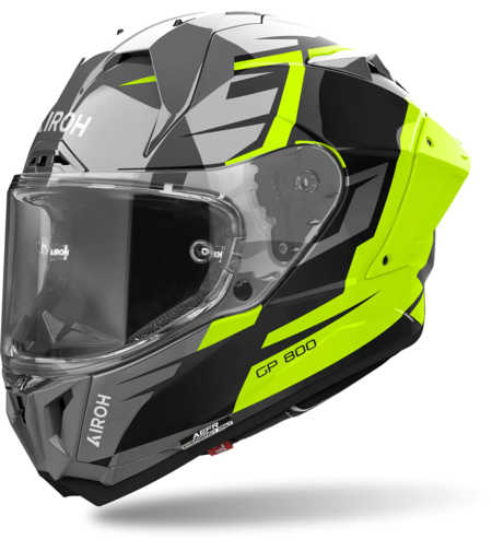 КАСКА AIROH GP 800 Master Yellow Gloss