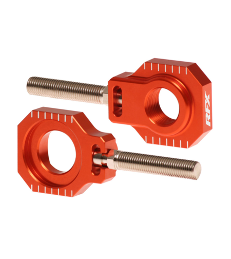 Блок втулка за задна ос RFX Pro 2 Rear Axle Adjuster Blocks - Orange KTM 125/250/250F/350/450