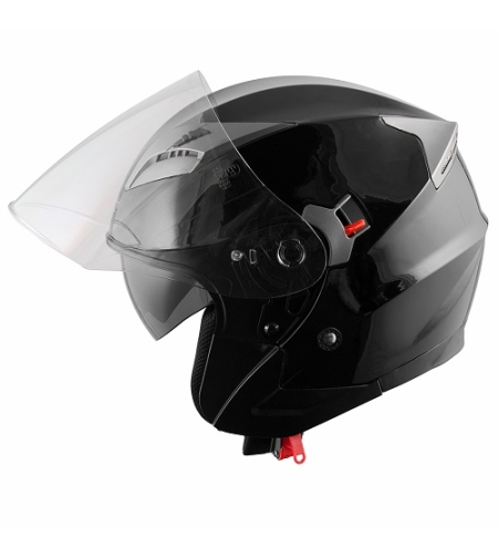 Каска за скутер A-PRO KINETIC BLACK