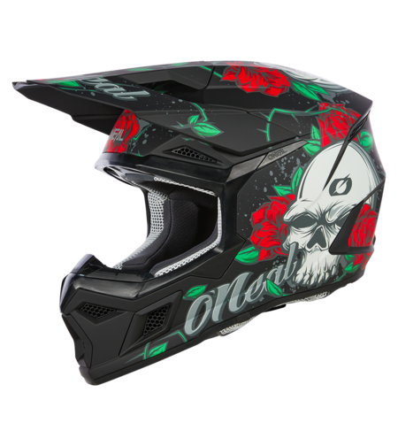 Детска мотокрос каска O'NEAL 3SERIES MELANCIA BLACK/MULTI V.24