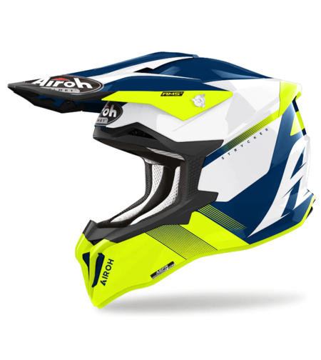 Мотокрос каска AIROH STRYCKER BLAZER YELLOW GLOSS