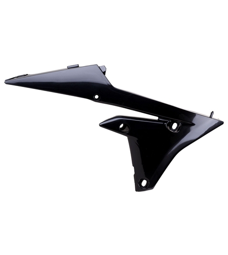 Пластмасови капаци за радиатор Polisport Yamaha YZ125/250 - 2015-20 BLACK