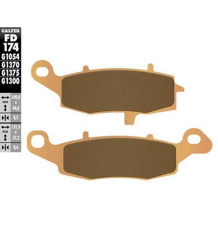 Предни мото накладки Galfer SINTERED COMPOUND FD174G1375