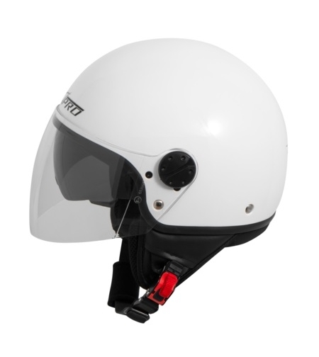 Каска за скутер A-PRO TRAFFIC WHITE