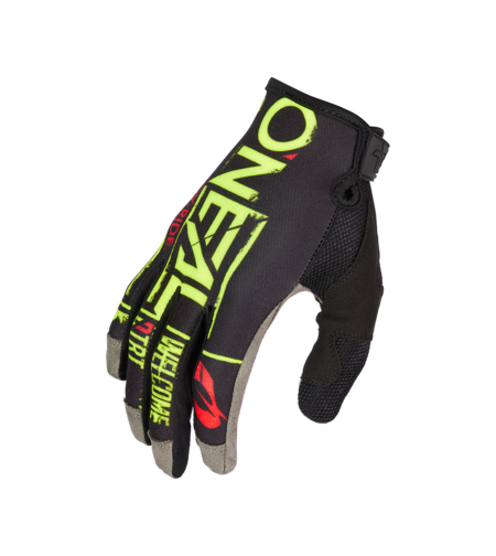 Мотокрос ръкавици O'NEAL MAYHEM ATTACK V.23 BLACK/NEON YELLOW
