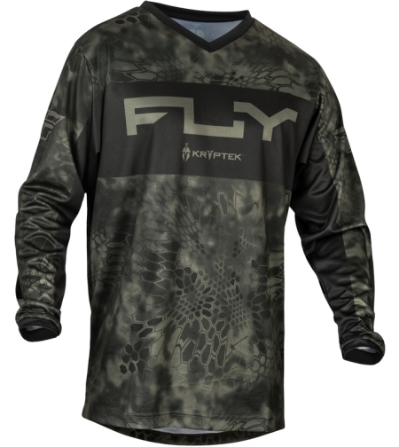 Мотокрос блуза FLY RACING F-16 Riding Kryptec S.E. -Moss Grey/Black