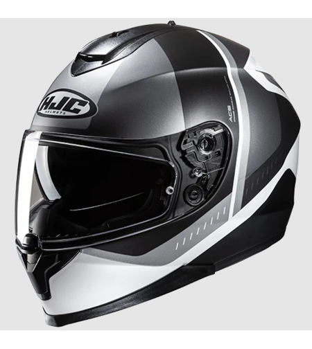 Каска HJC C70N ALIA BLACK/WHITE/GRAY
