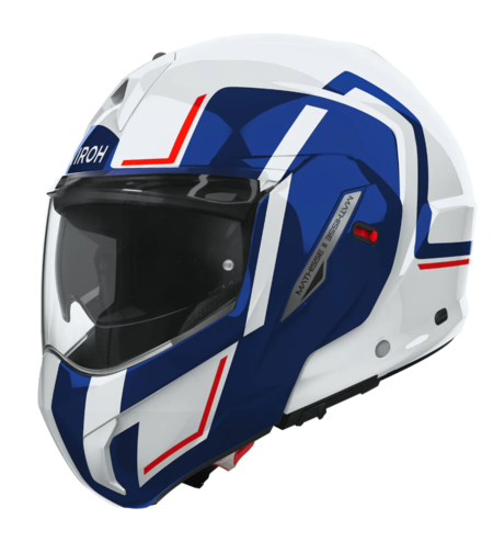Каска AIROH MATHISSE II GENIUS BLUE/RED GLOSS