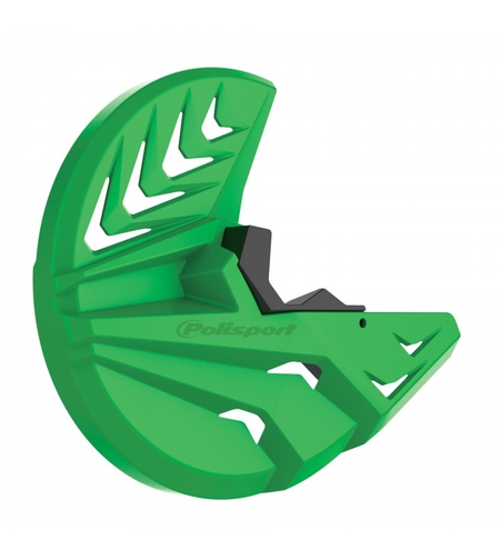 Предпазител за спирачен диск POLISPORT Disc & Bottom Fork Protector KX250F(21->) KX450F(19->) Green