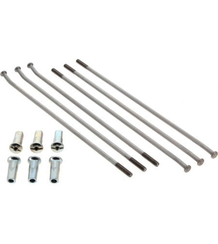 Спици и нипели RFX 18" Spokes set - Silver/Silver 32 spokes