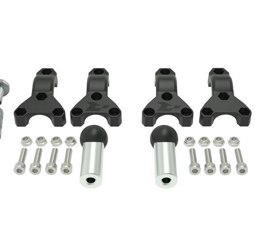 Монтажен комплект за протектори за кормило RACETECH HP3 Handguards Mounting Kit - Ø22/28,6mm