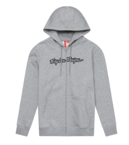 Суитшърт TROY LEE DESIGNS Zip Up Signature - Gray Heather