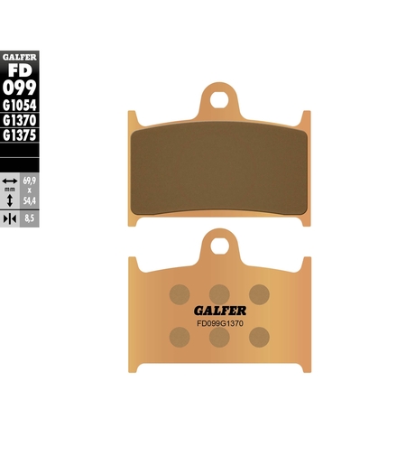 Предни мото накладки Galfer SINTERED COMPOUND FD099G1370