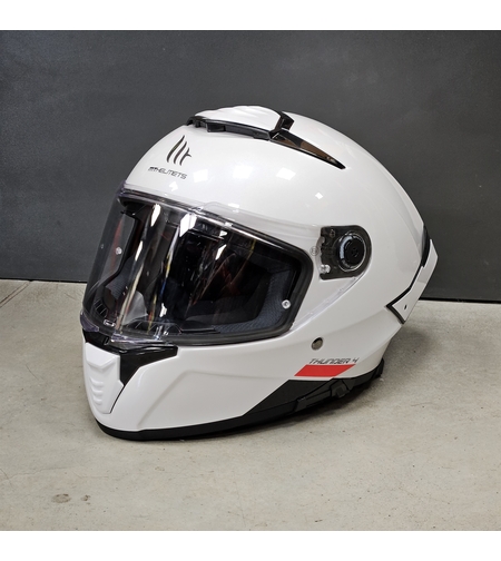 Каска MT THUNDER 4 SV WHITE GLOSS ДЕФЕКТ