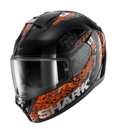 Каска SHARK RIDILL 2 SPEED-VIB MAT BLACK/ORANGE