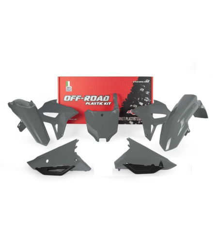 Комплект пластмаси RACETECH Plastics Kit Quantum Grey - Honda CRF450R 21-24