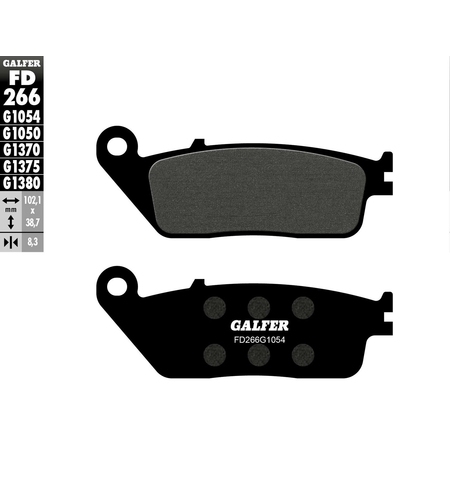 Предни мото накладки Galfer SEMI METAL FD266G1054