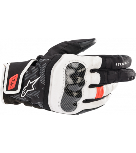Мото ръкавици ALPINESTARS SMX-Z DRYSTAR Black/White/Red Fluo