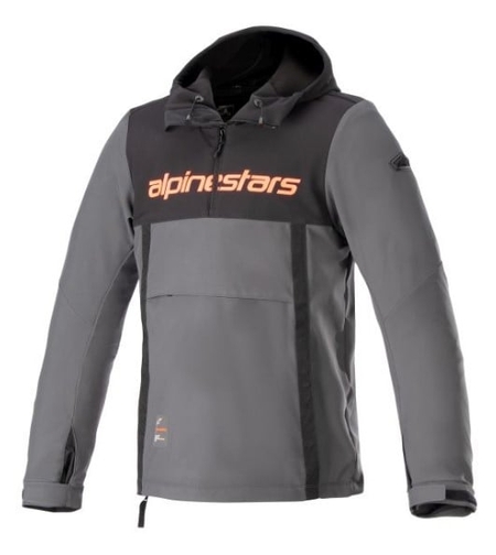 Мото яке ALPINESTARS SHERPA HOODIE BLACK/GREY/FLUO RED