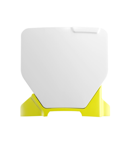 Табела за номер RACETECH Front Number Plate HUSQ TC 50 24-25 (White/Yellow)