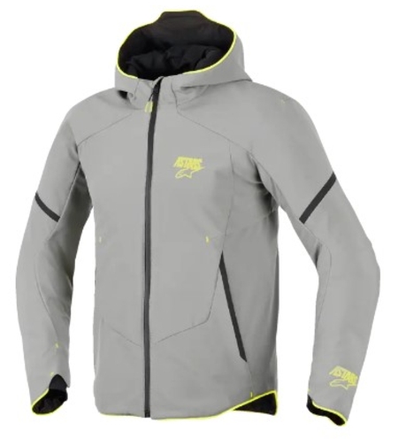 Мото суитшърт ALPINESTARS Aeroshell WP GRAY/YELLOW