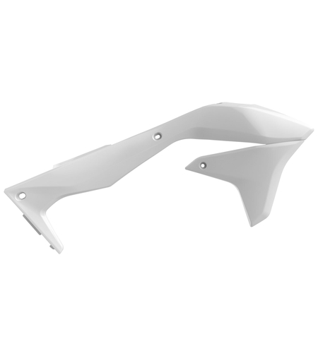 Пластмасови капаци за радиатор Polisport Kawasaki KX450F - 2016-18 White