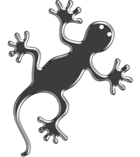 3D стикер ONEDESIGN 3DGECOBKP CHROME