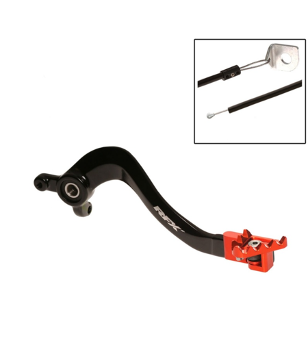Заден лост за спирачка RFX Pro FT Rear Brake Lever (Black/Orange) - KTM SX85 03-17
