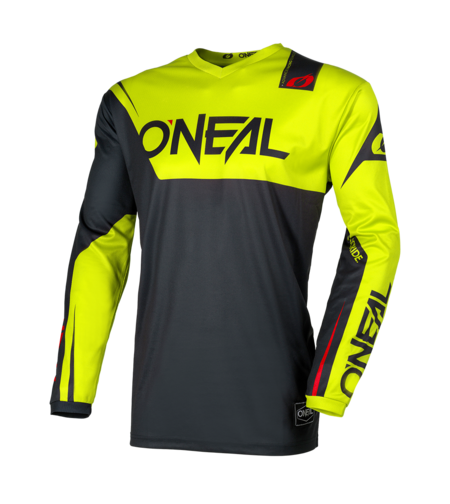 Мотокрос блуза O`NEAL ELEMENT RACEWEAR BLACK/NEON YELLOW V.26
