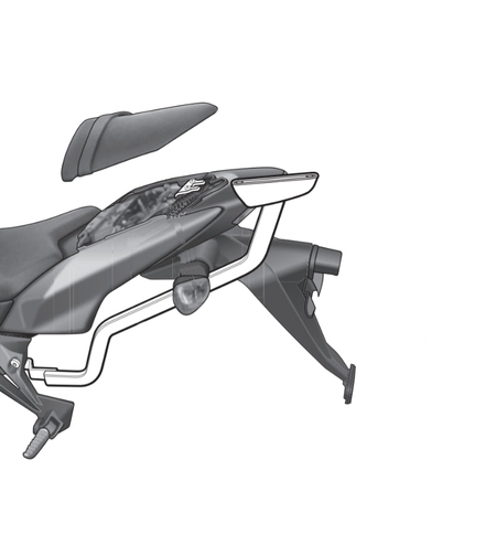 Монтажен комплект за куфари SHAD TOP MASTER KAWASAKI Z750/Z1000 07-10