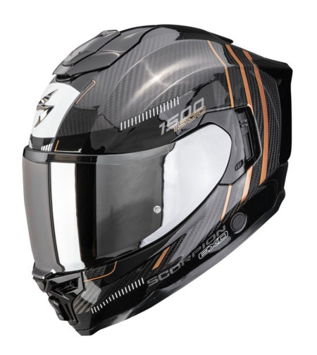 Каска SCORPION EXO-1500 CARBON AIR ZITY Black-Copper