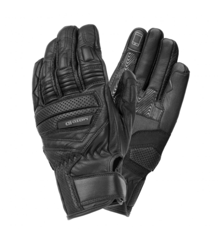 Кожени мото ръкавици MOTO ID ALPHA BLACK