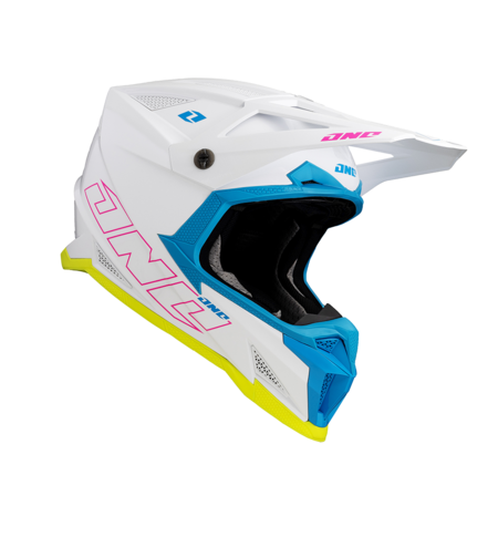 Мотокрос каска ONE INDUSTRIES X-297 HORIZON MIAMI WHITE