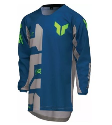 Детско мотокрос джърси THOR LAUNCHMODE FORGE BLUE