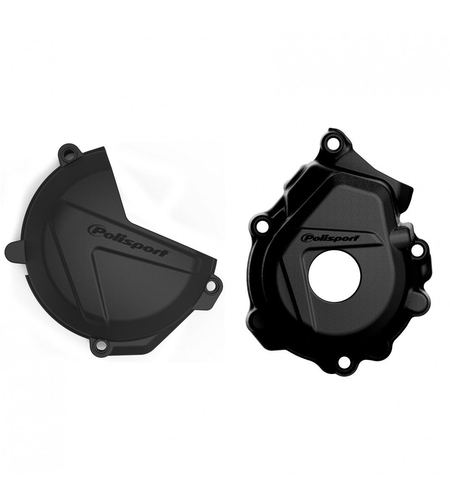 Комплект предпазители за двигател KTM SXF/XCF 250/350 HUSQ FC 250/350 2016-22 BLACK