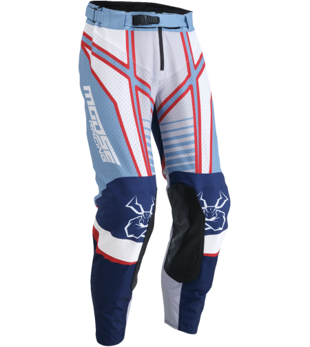 Мотокрос брич MOOSE RACING AGROID GRAY/BLUE/RED