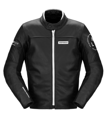Кожено мото яке SPIDI Genesis Black/White