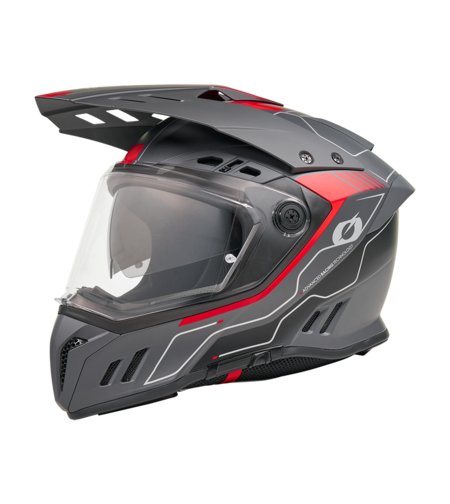 Ендуро каска O'NEAL SIERRA RS ECHO BLACK/RED V.26